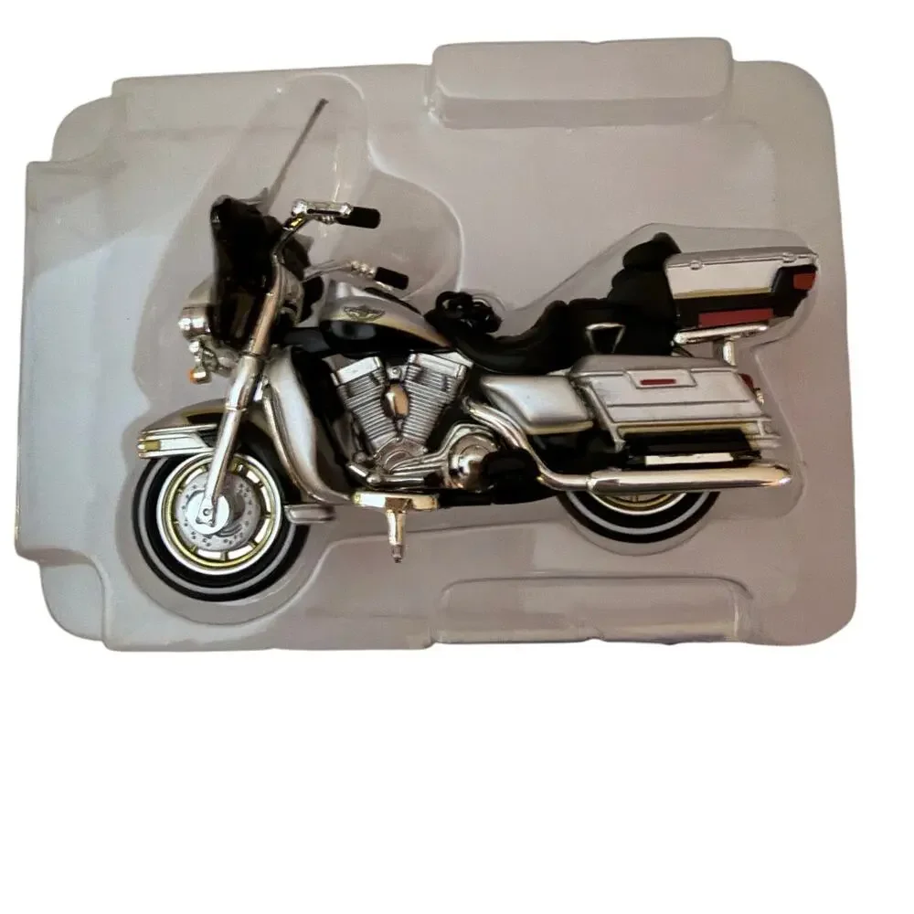 Vintage Hallmark Harley Davidson Ornament Lot Die-Cast Motorcycle Bundle (4)